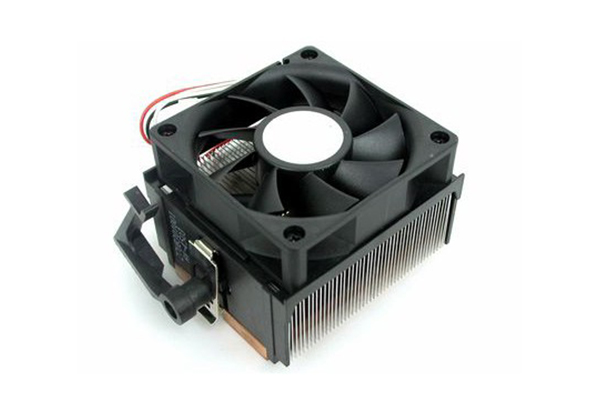 What are the constituents of air-cooled heat sinks?