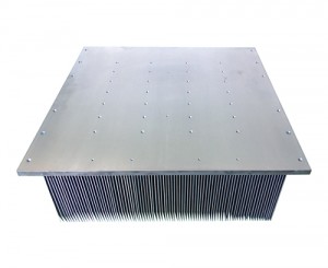 Stitched fin heatsink