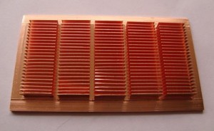 Skived fin heat sink