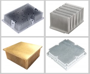 Cold forging heat sink